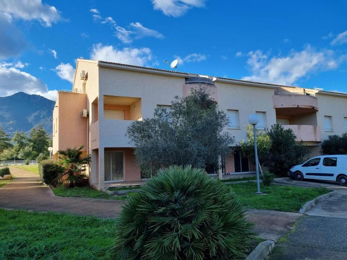 Nouvel Location D'Un Bel Appart T2 Climatise Et Meuble Au Rdch Avec Piscine Dans Residence Les Melody Santa-Maria-Poggio  Exterior foto